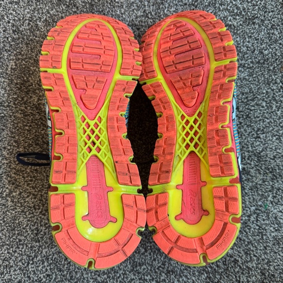 ASICS Gel Quantum 360 CM White Navy Safety Yellow RARE Size 12 Men Sneaker Shoes - Picture 8 of 13